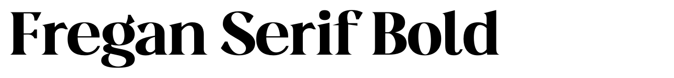Fregan Serif Bold